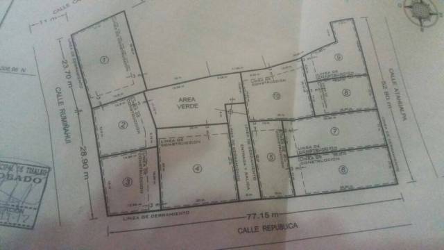 Venta de terreno en lotizacion 311m2 y 396m2