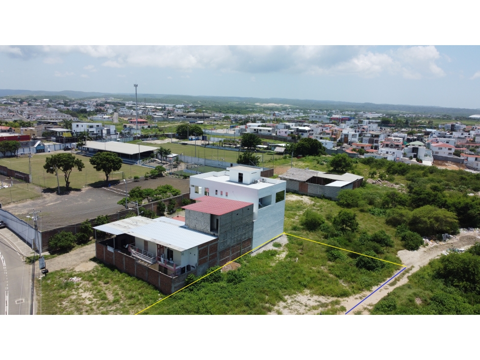 Venta de terreno comercial Barbasquillo Manta Ecuador