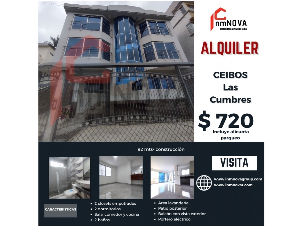 Alquilo departamento en las Cumbres-Ceibos x estrenar