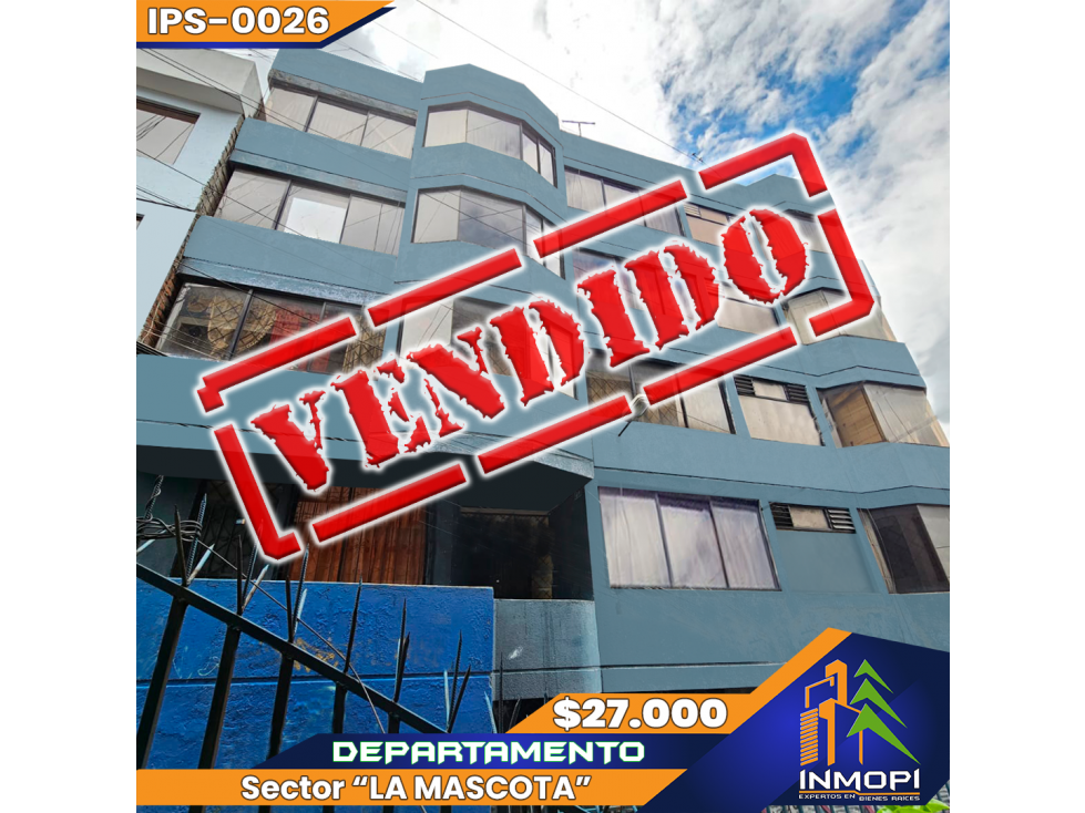 INMOPI Vende Departamento, LA MASCOTA, IPS ? 0026