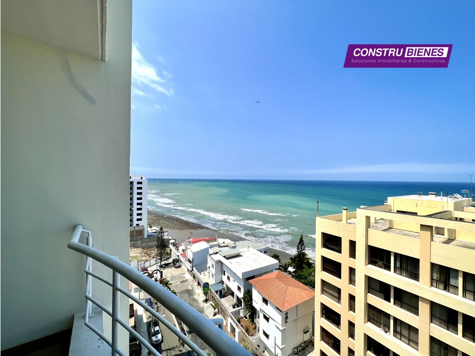 Departamento vista al mar cerca a playa Murcielago, Manta