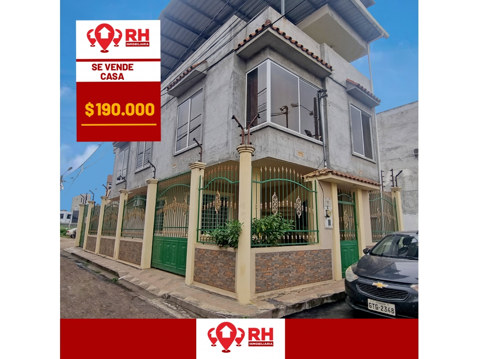 CASA EN VENTA EN LAS CRUCITAS, MACHALA