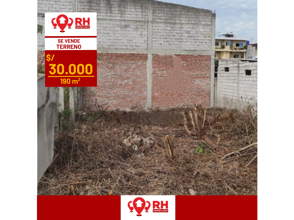 TERRENO EN VENTA EN CDLA. 8 DE NOVIEMBRE, MACHALA #BFJZ