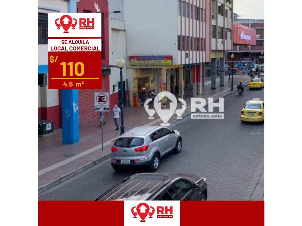 LOCAL COMERCIAL EN ALQUILER AL CENTRO DE MACHALA #AQCR