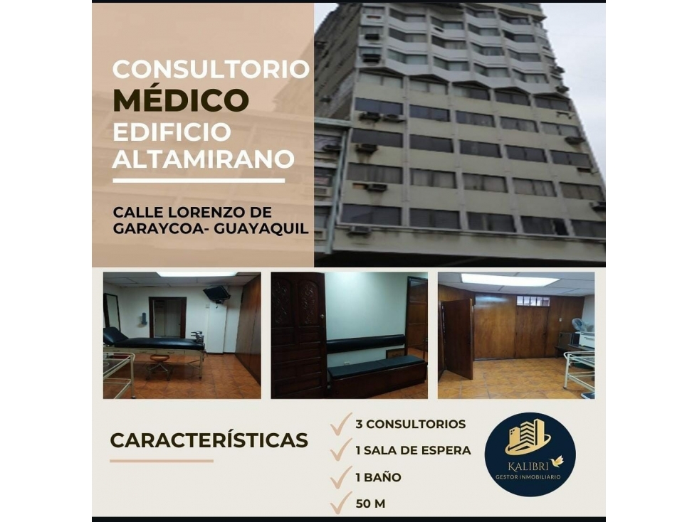 Consultorios medicos en Edificio Altamirano (Guayaquil)