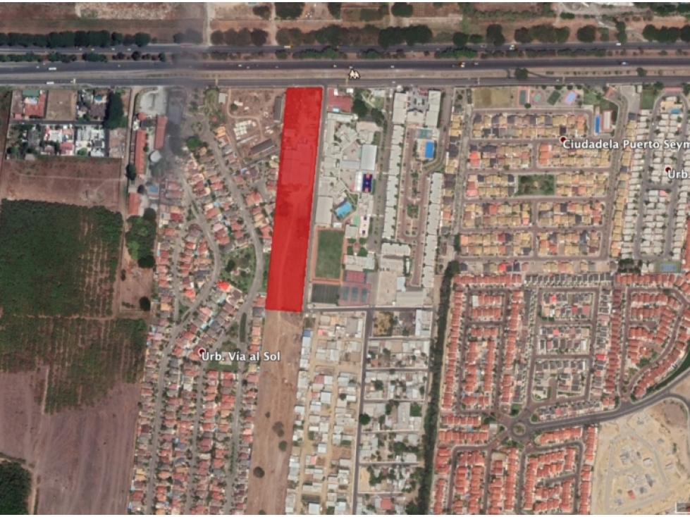 Terreno en Vía a la Costa Km. 14.5 Guayaquil de 52.035,83 m2