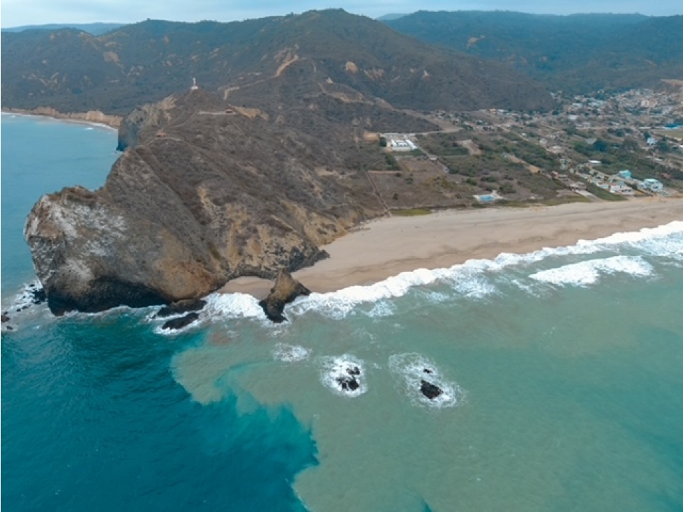 Playa San Lorenzo, Manta, vendo hermoso terreno vista al mar