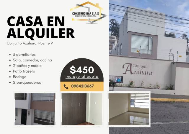 Hermosa Casa en alquiler