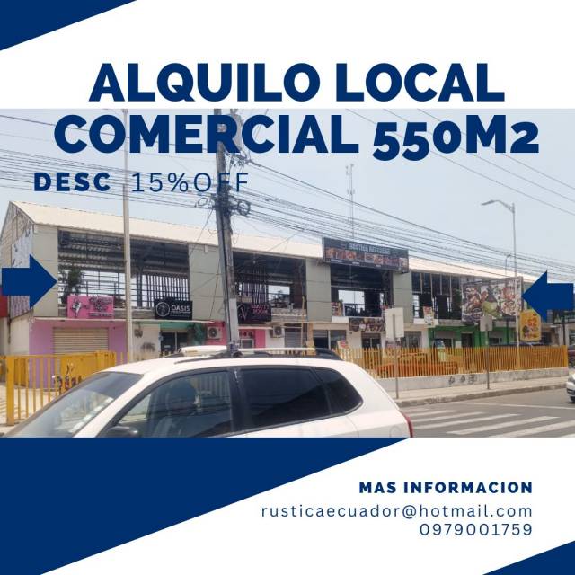 Alquilo Local Comercial 550m2 Excelente Ubicacion Primavera 1 Duran